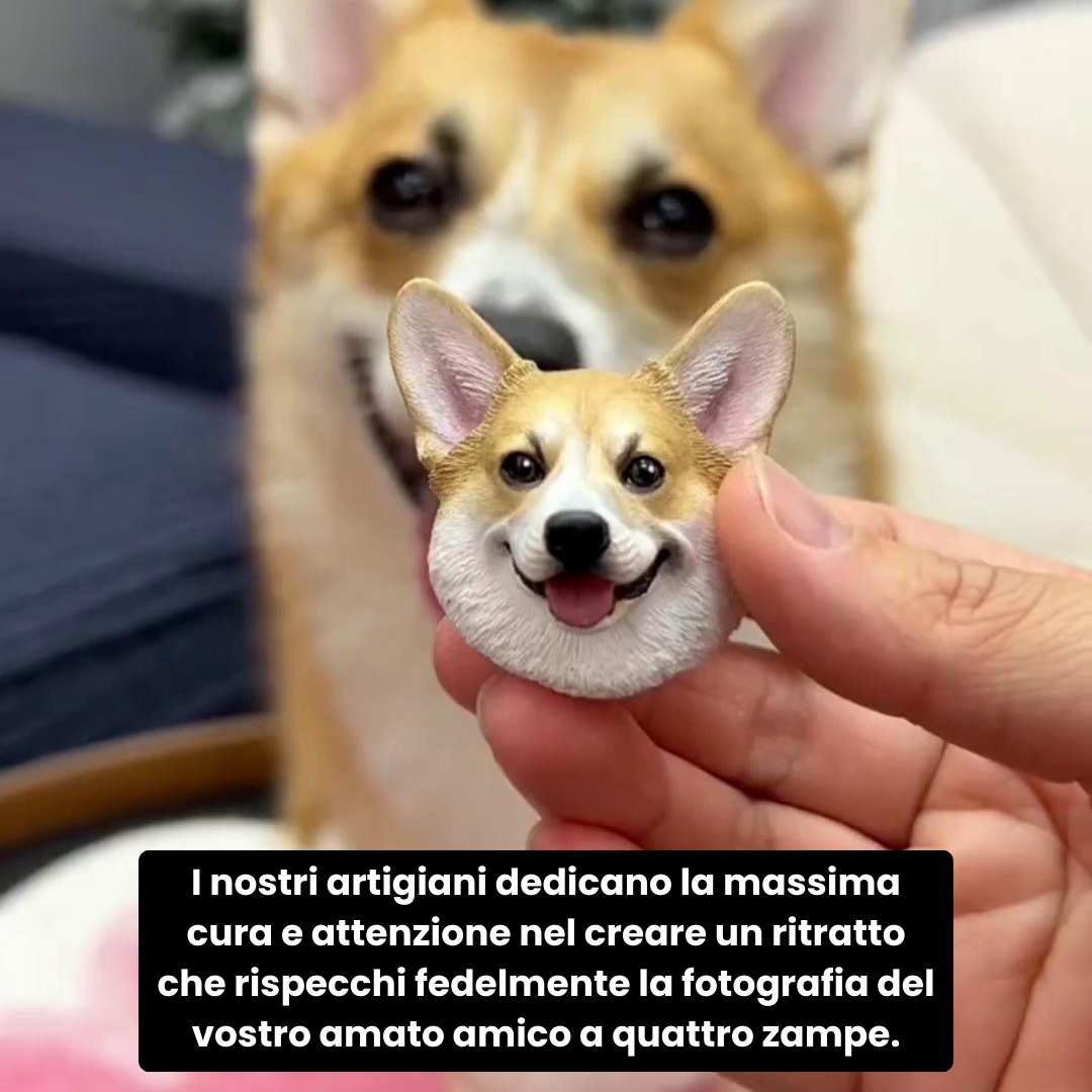 Ritratto 3D del tuo amico a 4 zampe